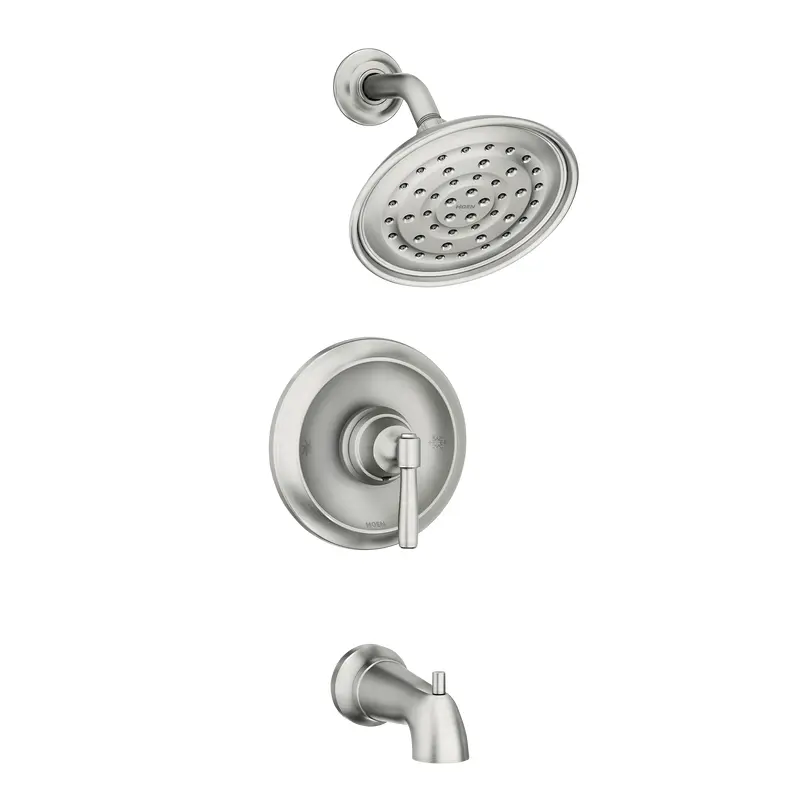 Halle Spot Resist Brushed Nickel Tub/ShowerSpot Resist Brushed Nickel