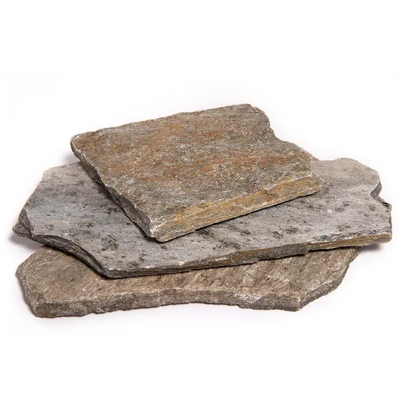 18 in. x 12 in. x 2 in. 60 sq. ft. Storm Mountain Natural Flagstone for Landscape, Gardens and Pathways18 x 12 / Platinum Gold / 1000