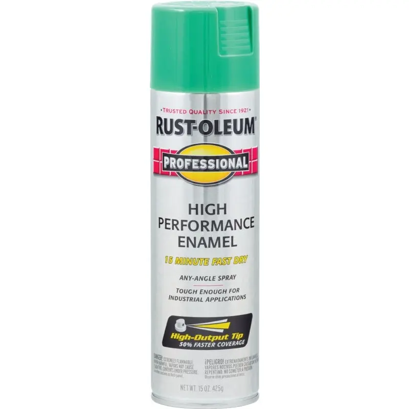 Rust-Oleum 7533838 Safety Spray Paint, Gloss, Safety Green, 15 oz, Can
