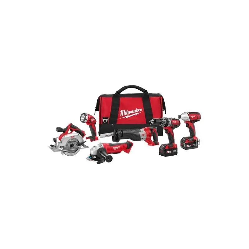 Milwaukee | 2696-26 M18 Cordless Lithium-Ion 6-Tool Combo Kit