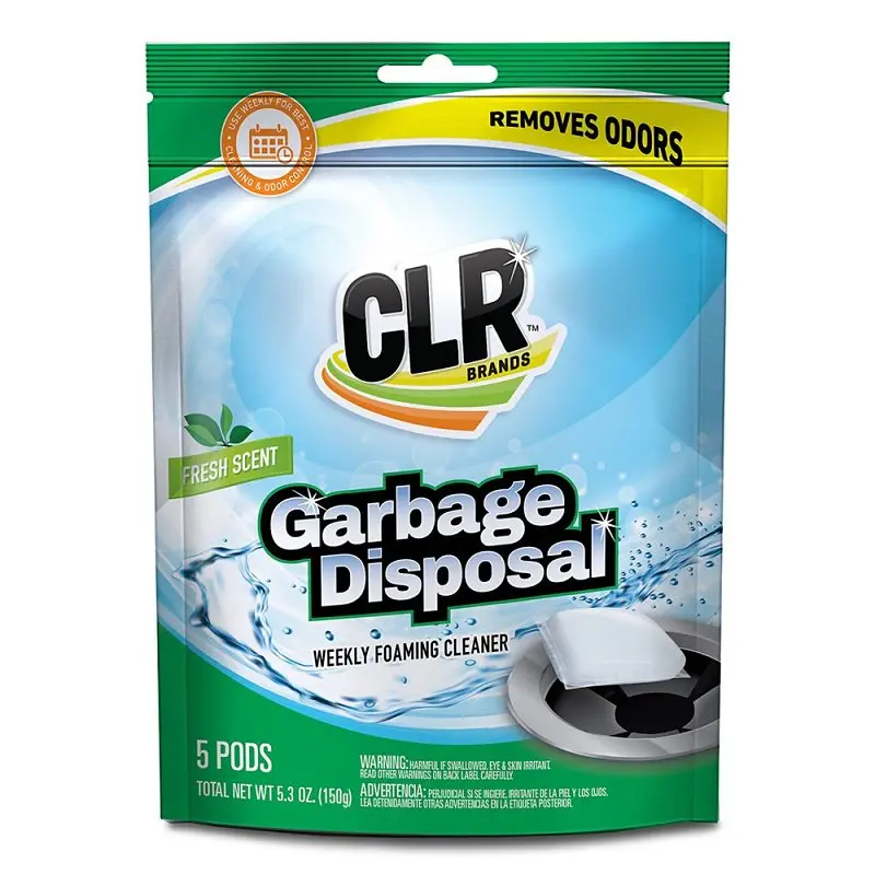CLR GDC-6 Garbage Disposal Cleaner, Pouch, Powder, Peach