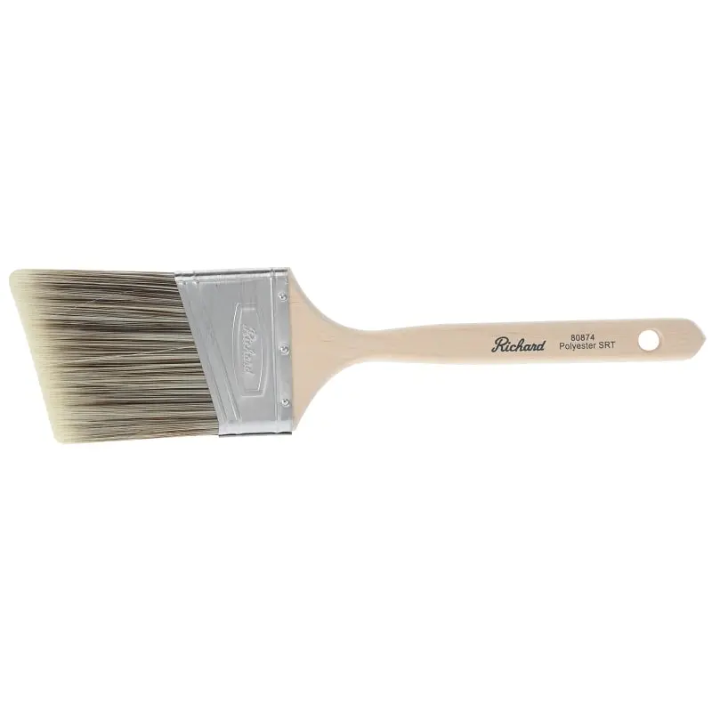 HYDE Richard Pro Platinum 80874 Paint Brush, 3 in W, Polyester Bristle