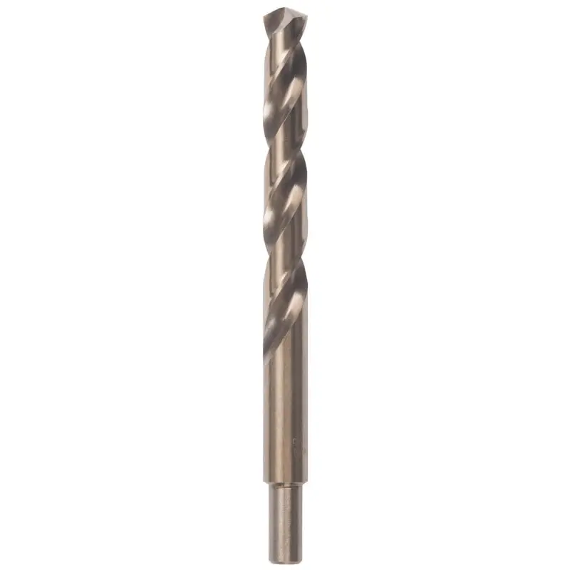 Irwin 3016032 Jobber Drill Bit, 1/2 in Dia, 3-1/4 in OAL, Spiral Flute, 1-Flute, 1/2 in Dia Shank, Reduced Shank