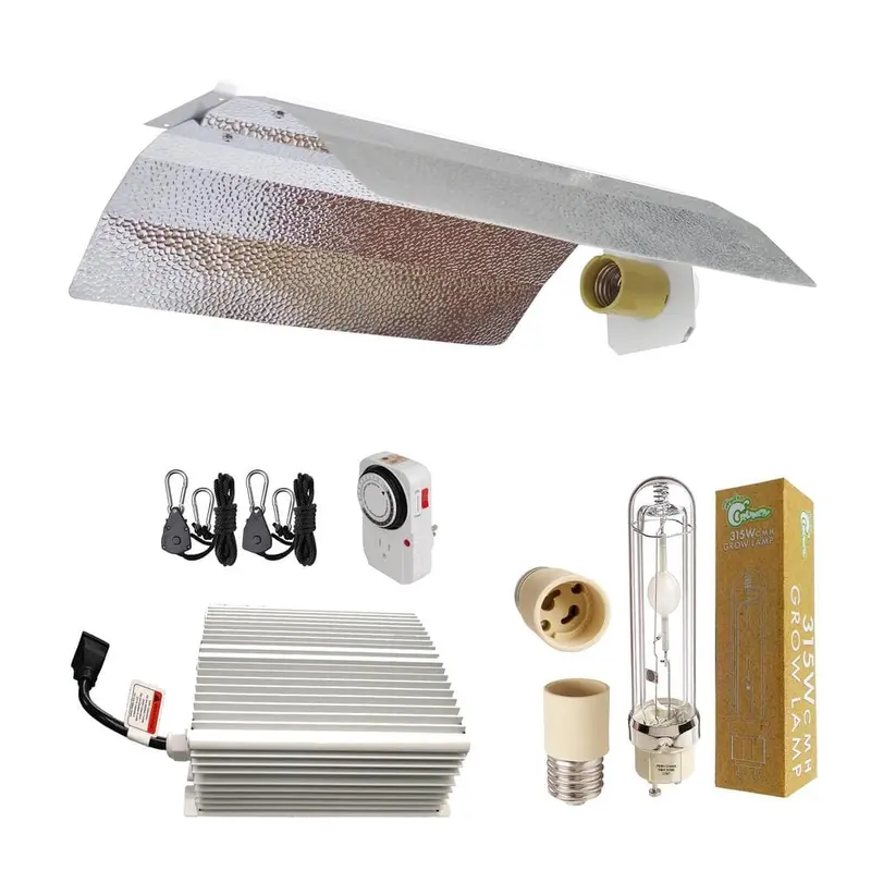 315-Watt CMH Ceramic Metal Halide Grow Light System with Basic Wing Reflector16 / each