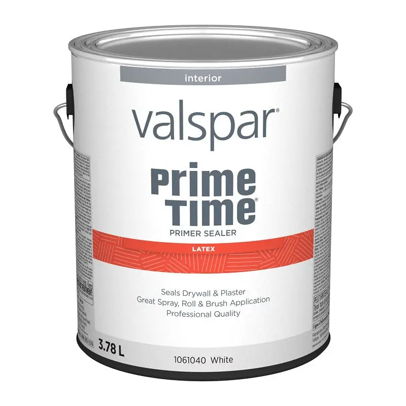 Valspar Prime Time 029.1061040.007 Interior Primer Sealer, White, 1 gal