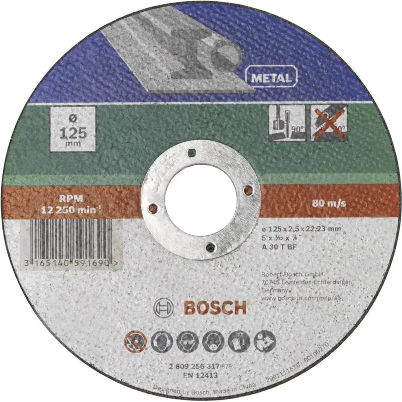 Cutting Disc for Metal 125x2.5x22.23 mm