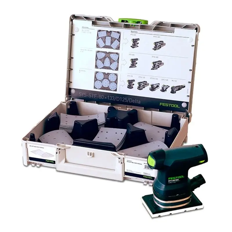 FESTOOL 578042 RTS 400 REQ Orbital Finish Sander with Abrasive Systainer
