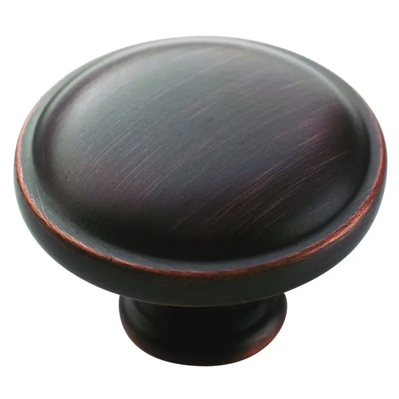 Amerock Allison Value Series BP53015ORB Cabinet Knob, 15/16 in Projection, Zinc, Oil-Rubbed Bronze