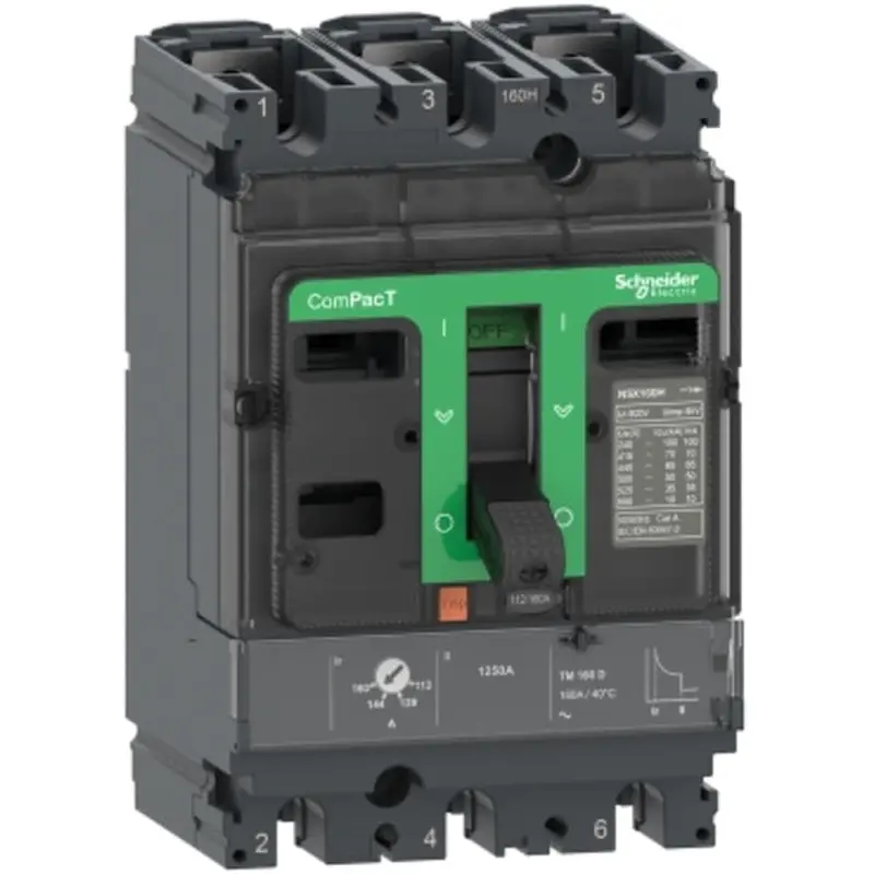 Circuit breaker compacts 250A , 3 poles| C25B3TM250C