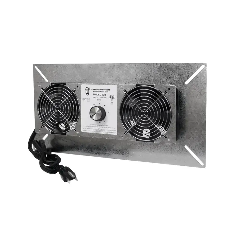 18 in. x 9 in. Silver Galvanized Steel Crawl Space Fan Vent7 / each
