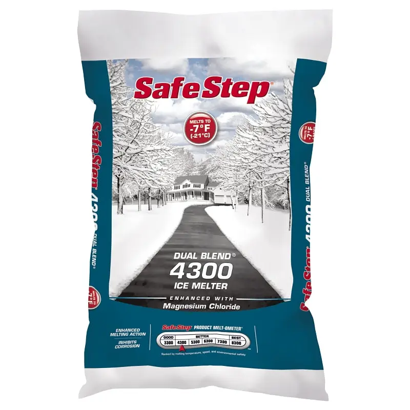 Safe Step Dual Blend 51021 Ice Melter, Crystalline Solid, White, 20 lb Bag