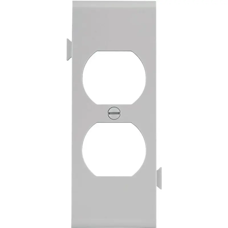 Eaton Wiring Devices STC8W Sectional Wallplate, 4-1/2 in L, 2-3/4 in W, 1 -Gang, Polycarbonate, White, High-Gloss