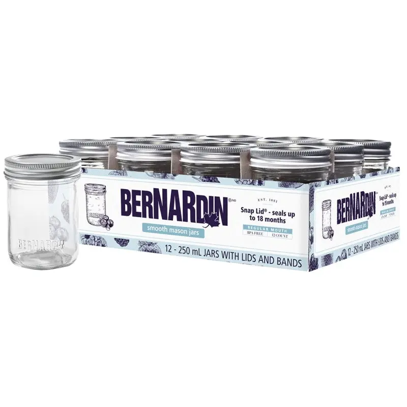Bernardin 20250 Mason Jar, 250 mL