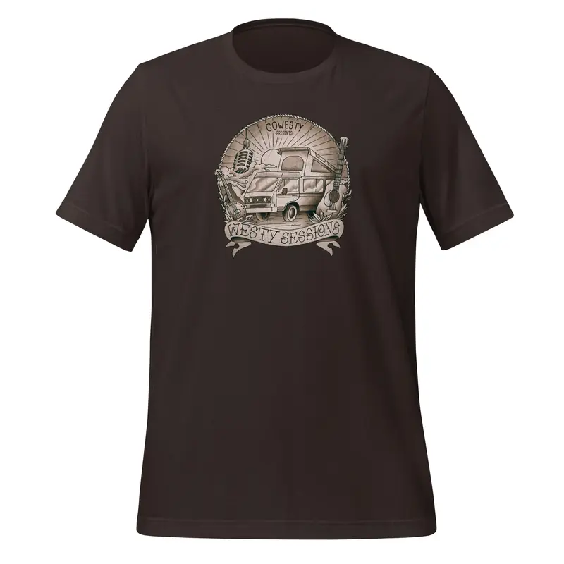 Westy Sessions T-ShirtBrown / S