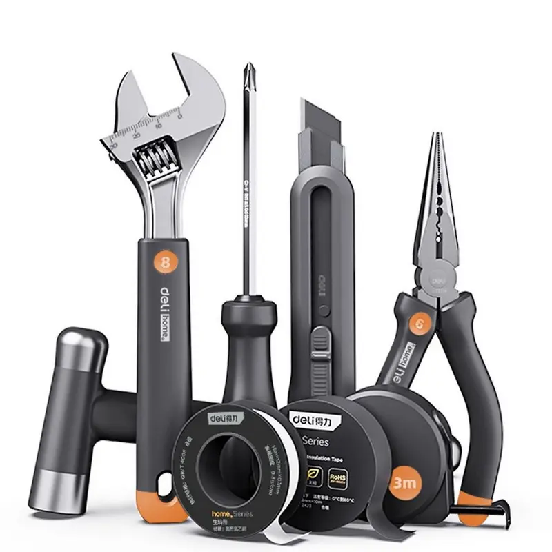 Deli Home Series Gray 8 Piece Tool Set | HT0008C