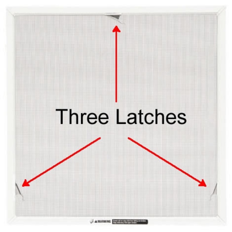 Andersen AW2 Awning Screen in White Color (1995 to Present)