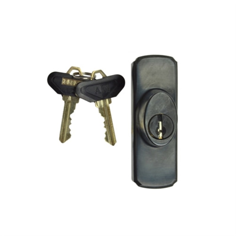 Andersen Newbury Style - Exterior Keyed Lock with Keys (Left Hand) in Oil Rubbed Bronze