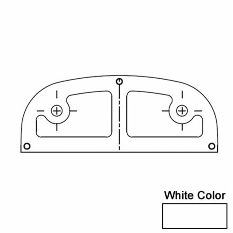 Andersen Sash Lock Shim in White (2002 to Present)