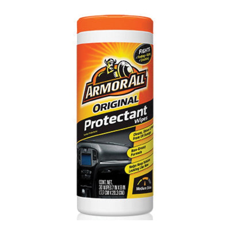 ARMOR ALL 17496C Original Protectant Wipes, 30 Count, Canister