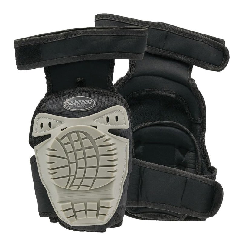 Bucket Boss 95200 Soft Shell Knee Pad, Thermoplastic Rubber Cap, EVA Foam Pad, Hook and Loop Closure