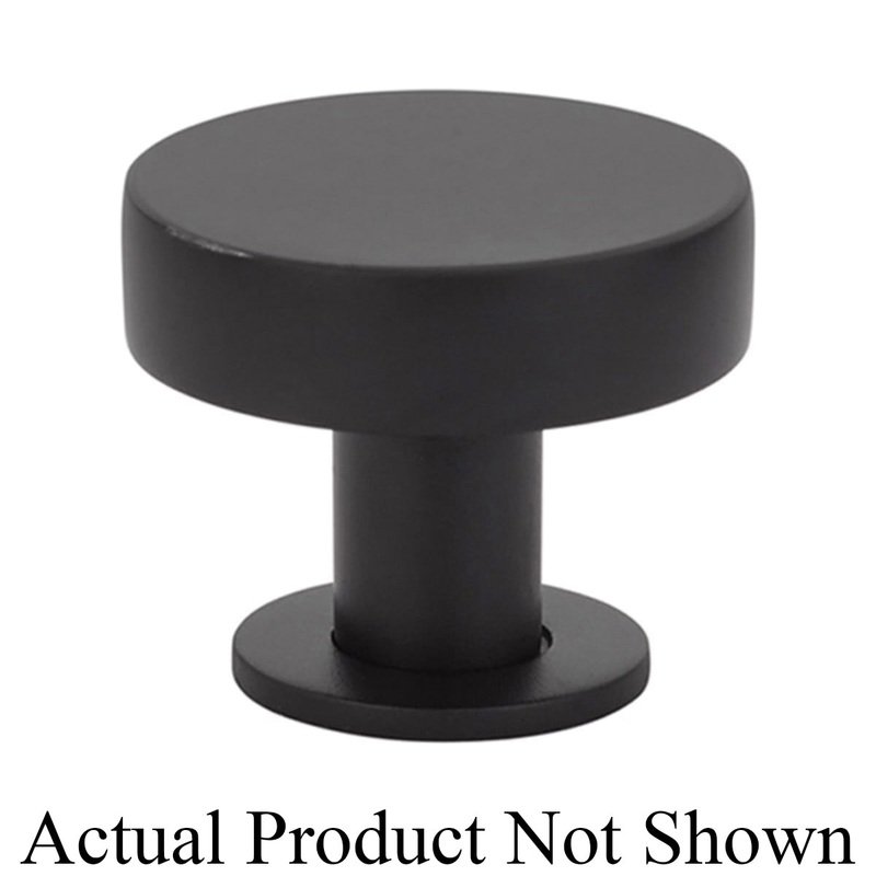 EMTEK Cadet Series 86322-US4 Cabinet Knob, 1 in Dia, 1-1/8 in Projection, Satin Brass