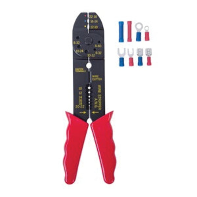 GB GS-67K Stripper and Crimper Tool Kit, 22 to 10 AWG Cable/Wire