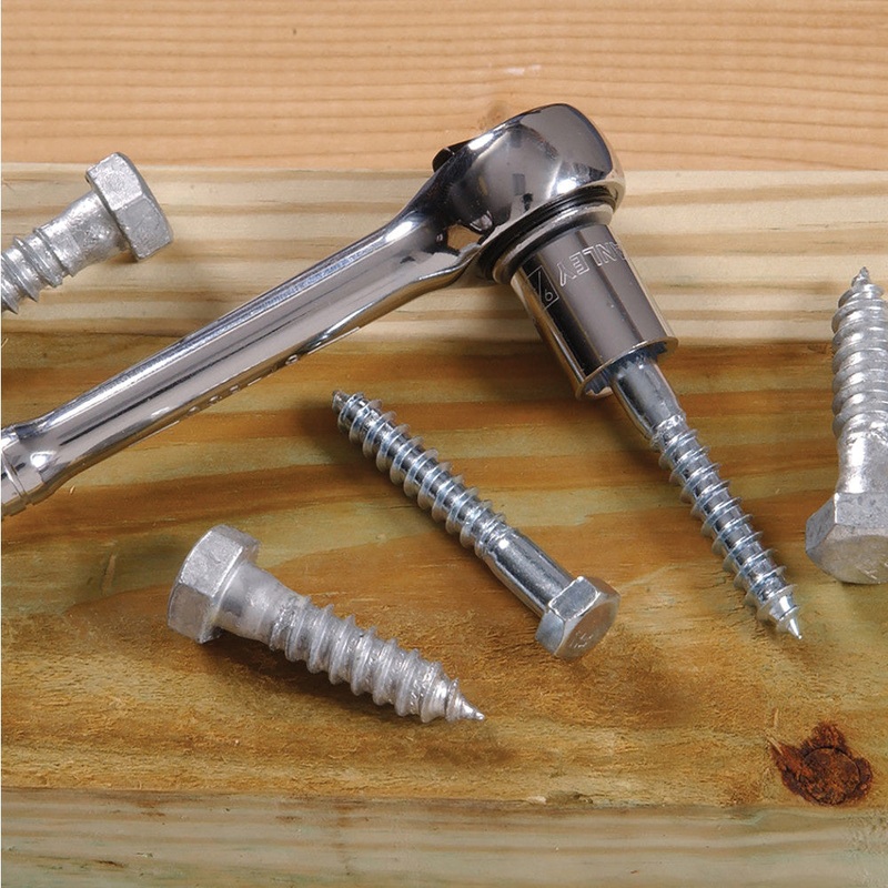 HARDWARE ESSENTIALS 321172 Exterior Lag Thread Eye Screw, Imperial, 5/16 in Eye ID, 3-1/4 in L, Stainless Steel