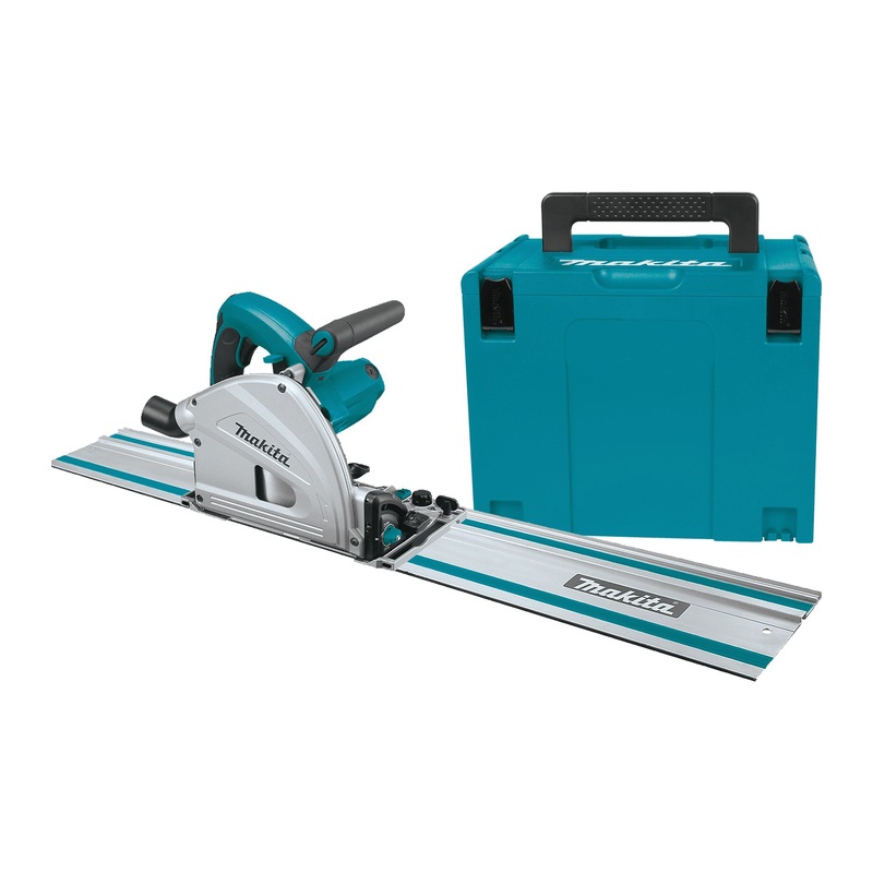 Makita SP6000J1 Plunge Circular Saw Kit, Tool/Kit: Kit, 6-1/2 in Dia Blade, 1-9/16 in, 2-3/16 in D Cutting, 120 VAC