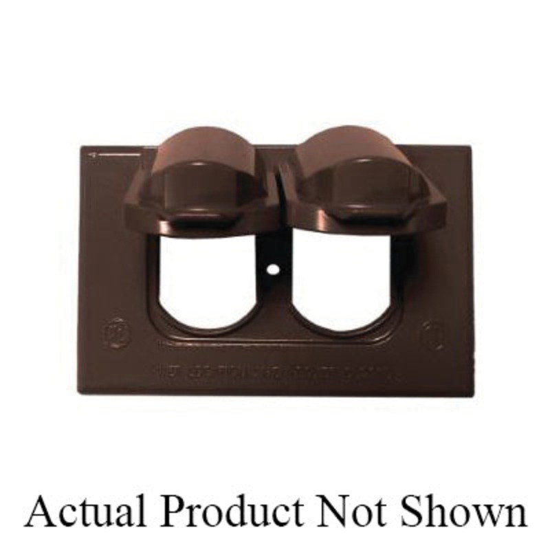 Sigma 14245 Receptacle Cover, 1 -Gang, 1 -Outlet, Metal Cover