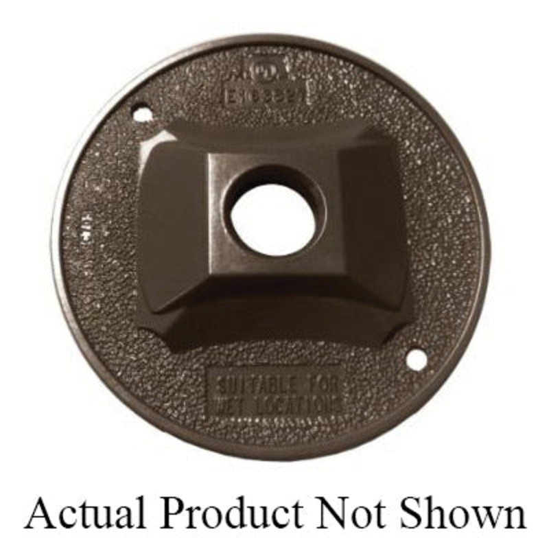 Sigma 14381 Weather-Proof Cover, 1 -Knockout, Metal Cover