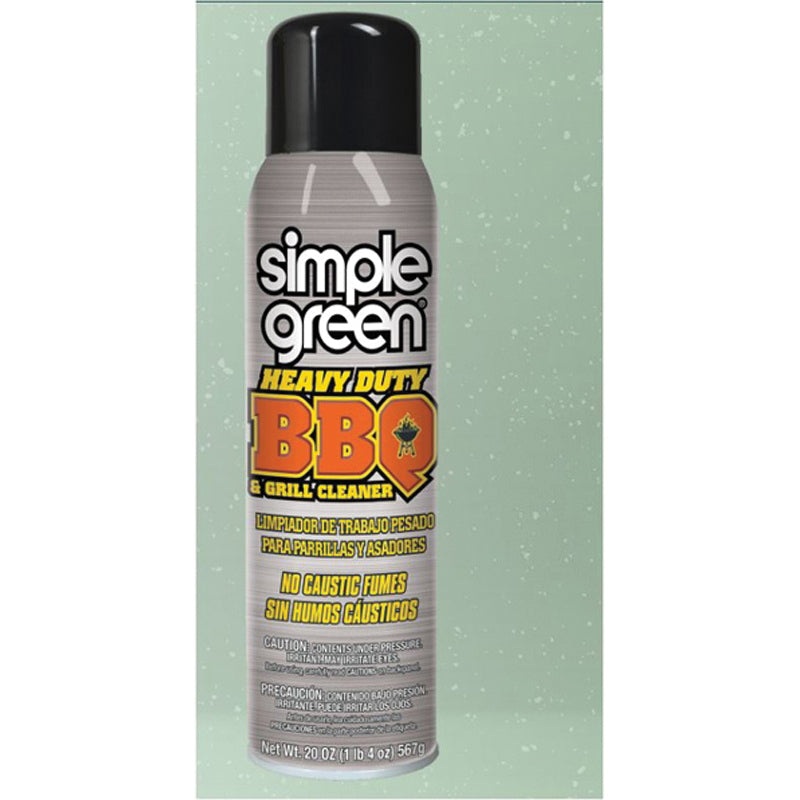 Simple Green 0310001260014 BBQ and Grill Cleaner, 20 oz, Aerosol Can, Foam